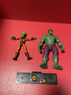 The Hulk And The Leader Figures