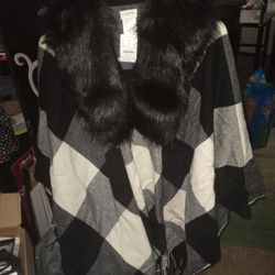Fur Pancho Black And White 