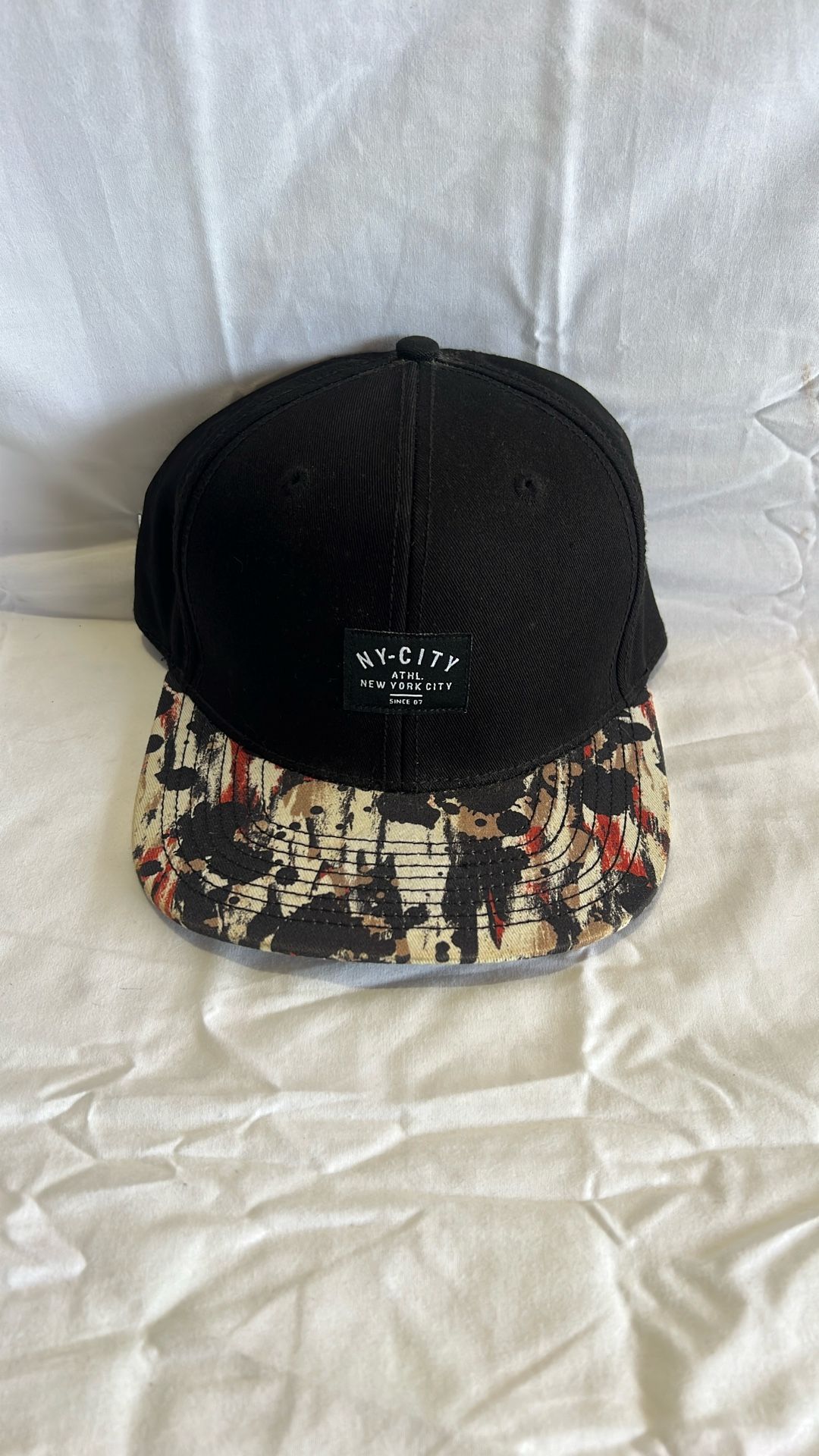Paint Splatter Print NY City Hat