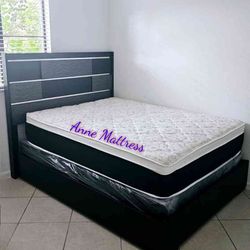 NEW QUEEN PILLOW TOP MATTRESS AND BOX SPRING