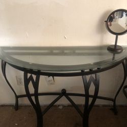 Style Iron glass table 