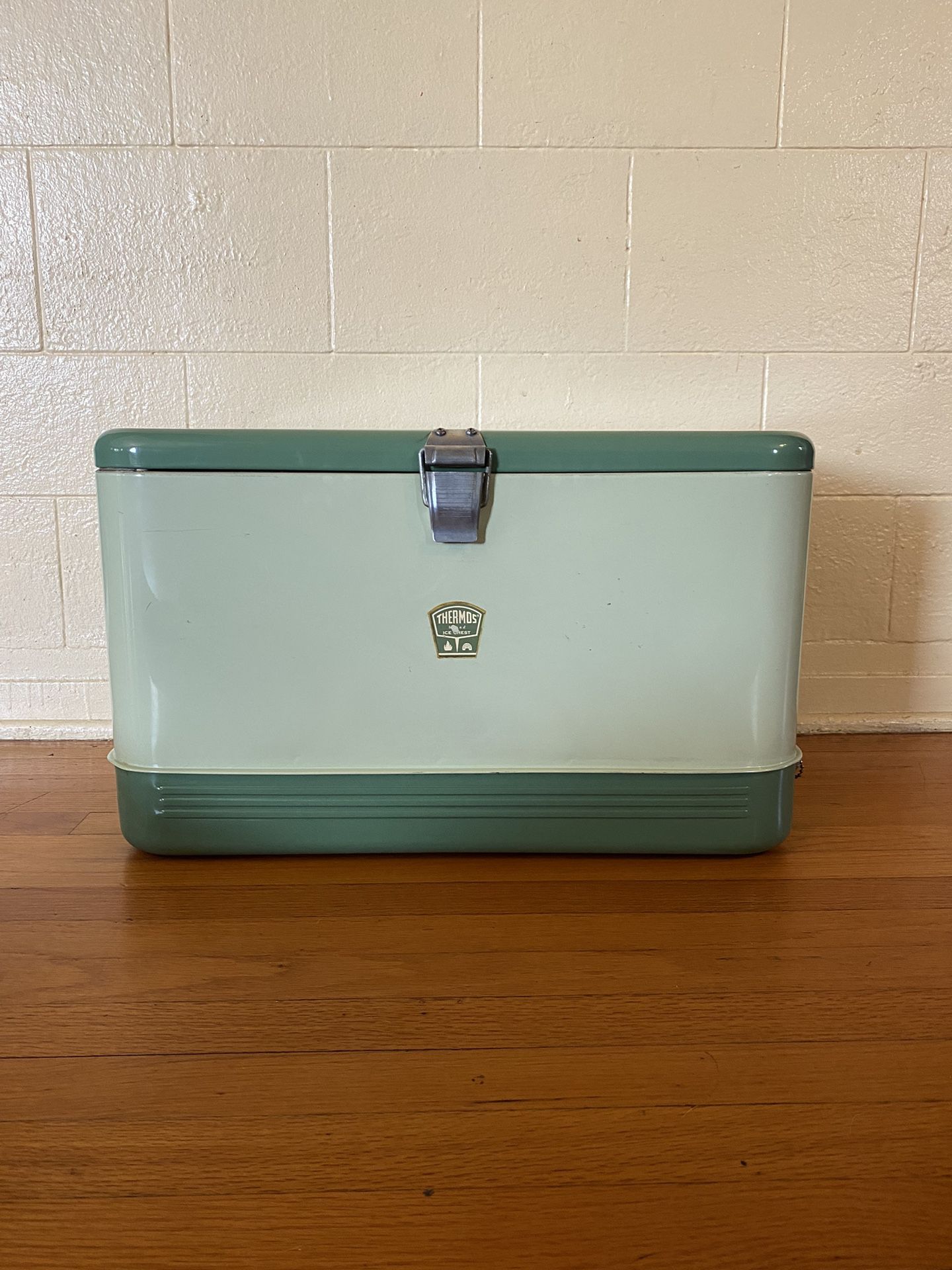 Vintage Ice Chest • Thermos • Vintage Cooler Metal Lined