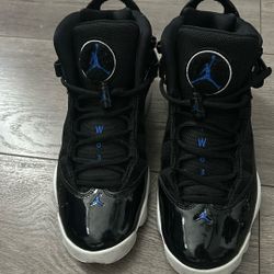 Nike Air Jordan 6 Rings Black Blue 