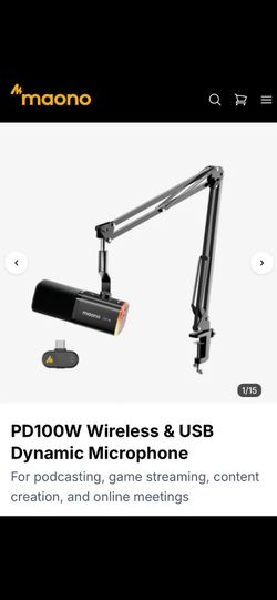 Maono PD100W Wireless Microphone