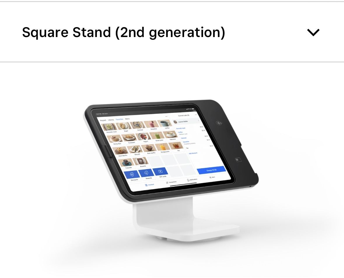 Square- iPad & Stand (2nd Gen)