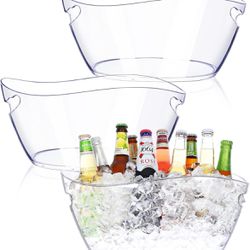 Larger Acrylic Ice Buckets 3 PCS