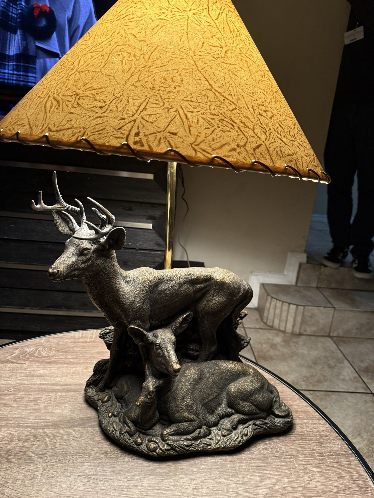 Vintage Deer Lamp
