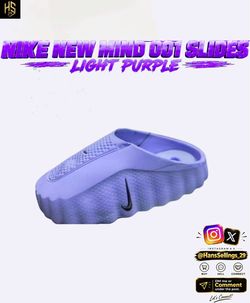 𝗦𝗟𝗜𝗗𝗘𝗦 | Purple Light Nike New Mind 001.