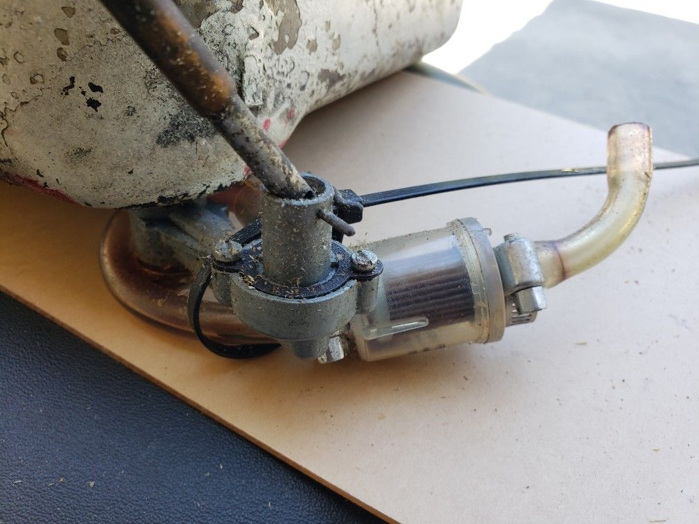 1958 Lambretta LD150 Fuel Tank With Tap And Lever