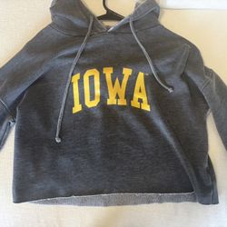 Women’s Small Cropped Iowa Sweatshirt