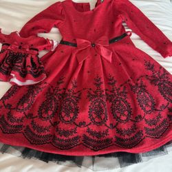 Matching Outfit For Girl And Doll