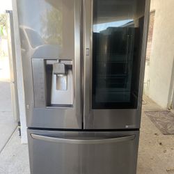 Lg Black, Stainless Three Door Fridge