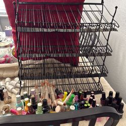Nail Rack And Dipping Nail Kit New
