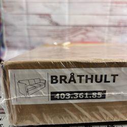 IKEA BRATHULT Cover for 3 Seat Sofa Vissle Red Orange 403.361.85 Slipcovers