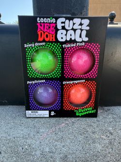Nee Doh Fuzz Ball 4 Pack