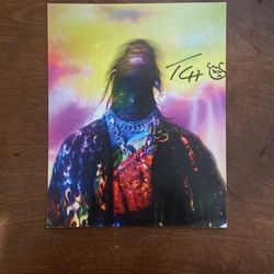 Travis Scott Signed Lithograph