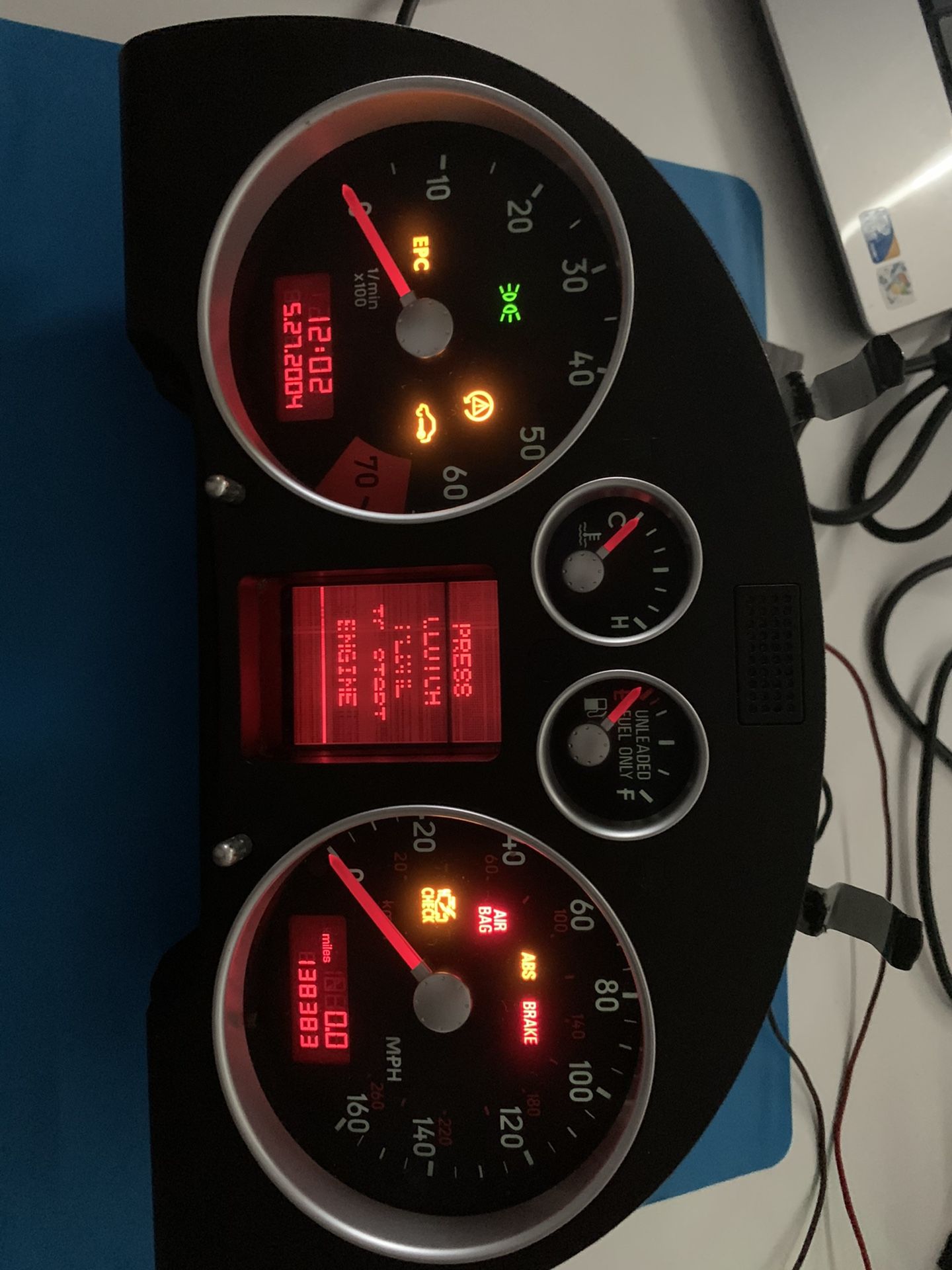 2001 2006 Audi TT MK1 Instrument Cluster Speedo Gauges 8N1 920 980 E