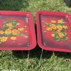 Vintage Metal Trays