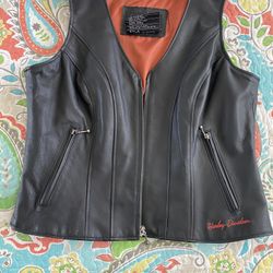Women’s Harley Leather Vest 