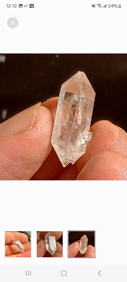 18ct Natural Herkimer Diamond 💎  Genuine Sourced in Herkimer,  NY USA 🇺🇸