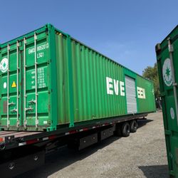 45ft High Cube Shipping Container Roll Up Door 