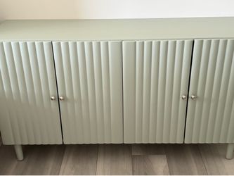 Modern Fluted Sideboard / Storage Cabinet – Excellent Condition