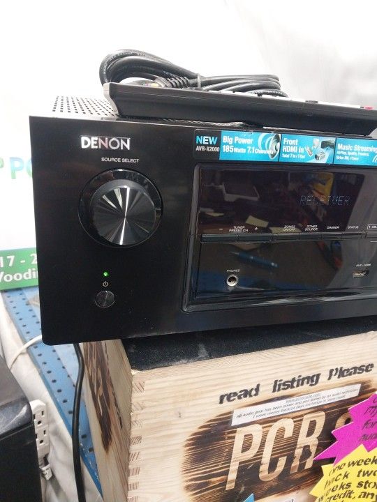Denon In-Command Series Model AVR-X2000 