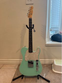 Custom Esquire Partscaster Telecaster Arlo Mod Daphne Blue
