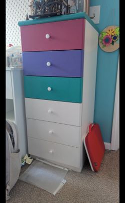 Three Bookshelves with drawers Multicolor Kid Room Bookshelf