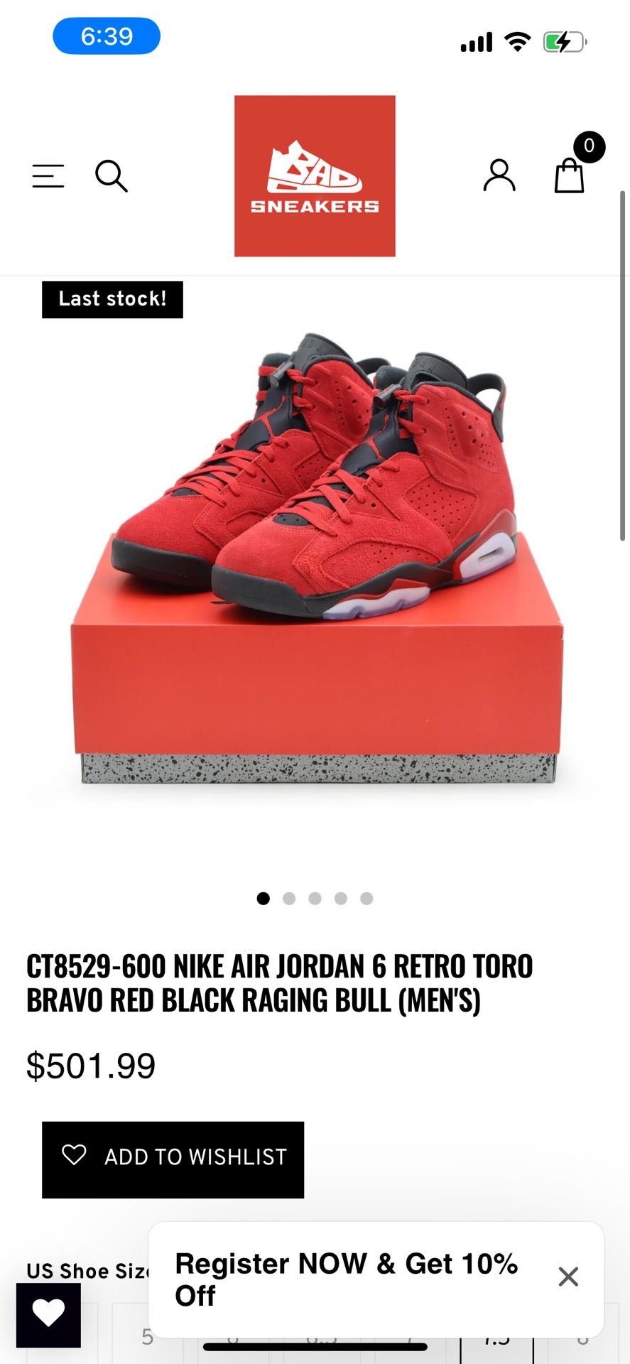 hot nike air jordan retro toro bravo red black raging bull (men's)