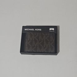 Michael Kors Sim Bi-fold Brown Wallet
