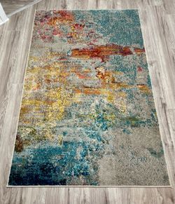 Abstract Multicolor Area Rug