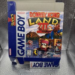 Donkey Kong Land III – Game Boy – Box & Manual