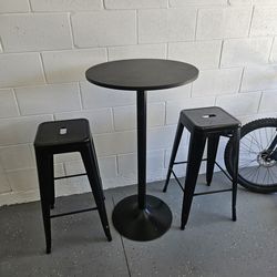 Table With Bar Stools
