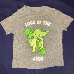 St Patrick Day T-shirt Luck Of The Jedi 2T 