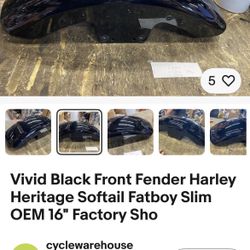 2019 Hardly Davidsons Softail Slim Oem original front fender $75