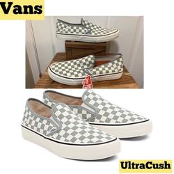 Vans UltraCush CHECKERBOARD SLIP-ON SF SHOES Men’s Sz New Without Box!.
