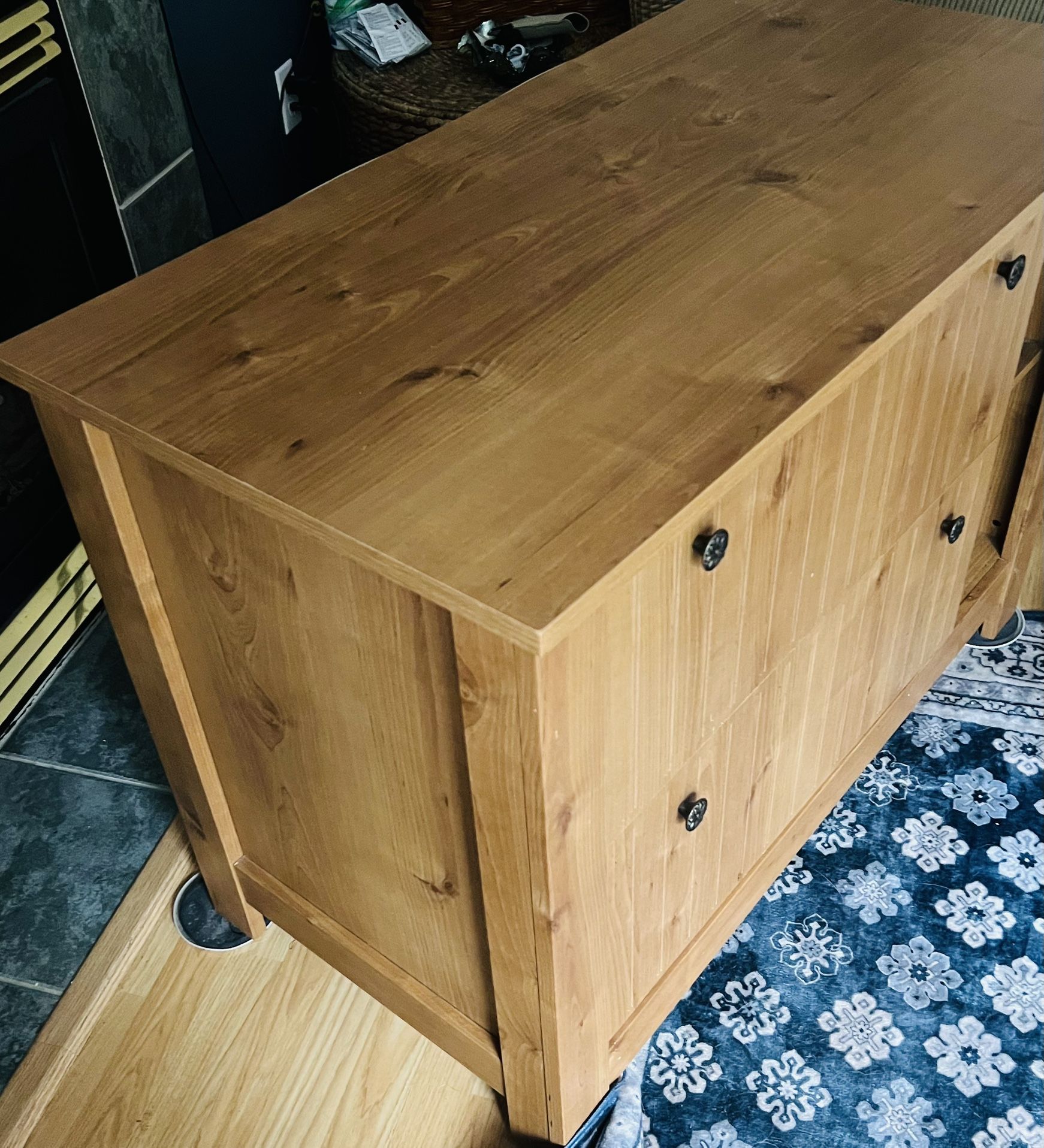Unit Wooden With 2 Drawers For Tv Or Storage