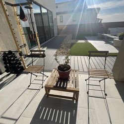 Vintage Solid Wood Outdoor Set 