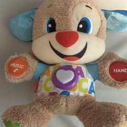 Fisher-Price Baby & Toddler Toy Laugh & Learn Smart Stages Puppy Musical Plush 