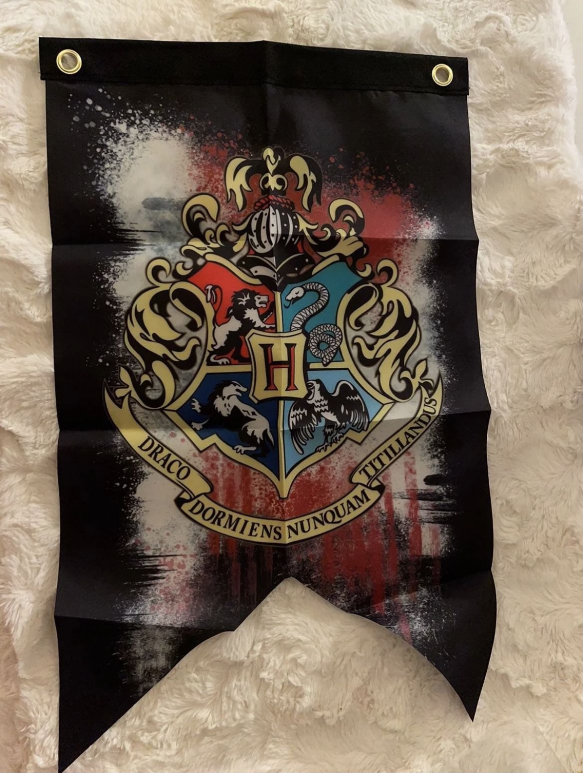 5 Piece Harry Potter Flag Banner All Houses 