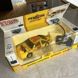 Vintage New old Kingsbury Pennzoil Radio Control Stock Car 1/12