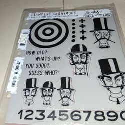 Tim Holtz Stampers Anonymous  - Stamp Set Inquisitive CMS432