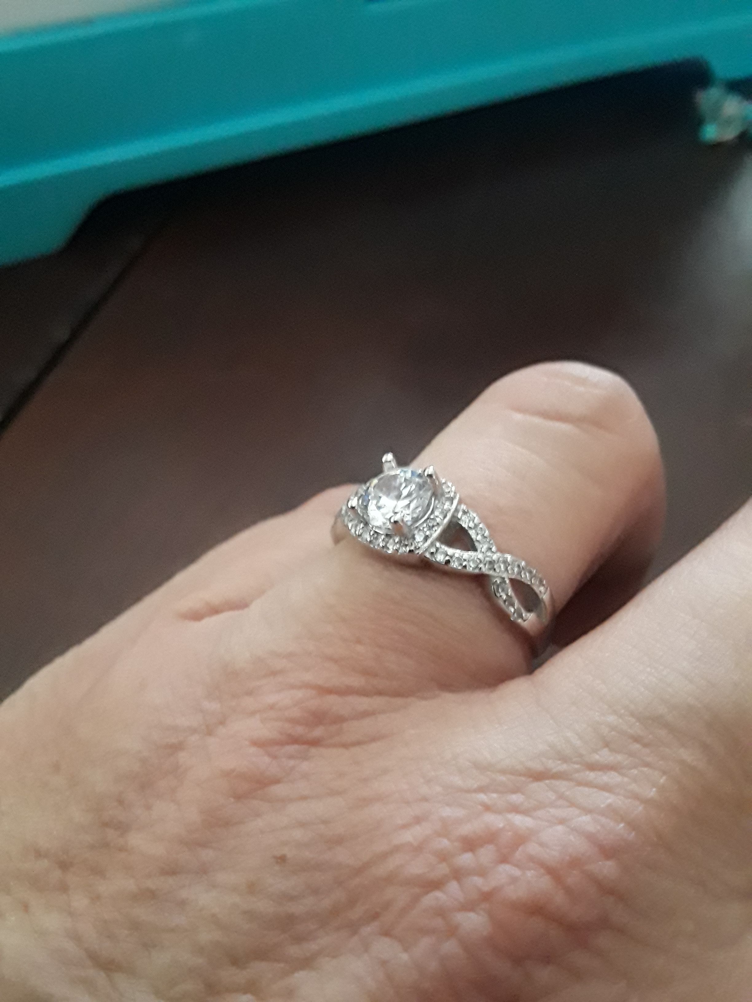 Sterling silver cz