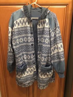 Rain Jacket Fleece One Size Fits All Tall