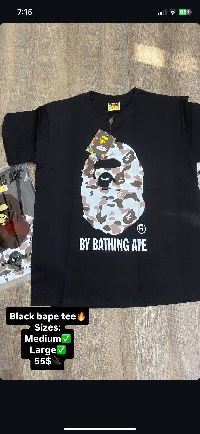 Bape Tee Shirt 🔥