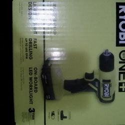 Ryobi One Plus 18 V Drill Driver Kit With Battery And Charger 