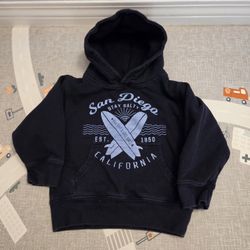 San Diego California Navy Hoodie Size YXS Youth Extra Small