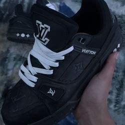 Black Louis Vuitton Trainers 