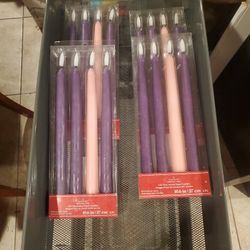 Led Wax Taper Candles 